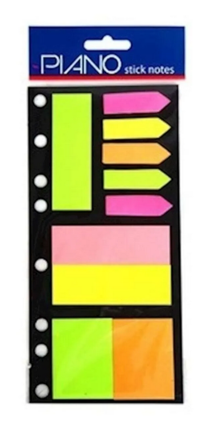 Piano Stick Notes 44X12 Mm 5 Renk