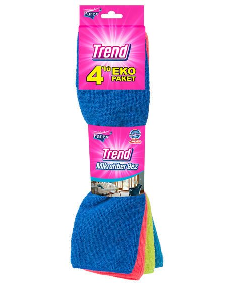 Parex Trend Mikrofiber Temizlik Bezi 4 Lü