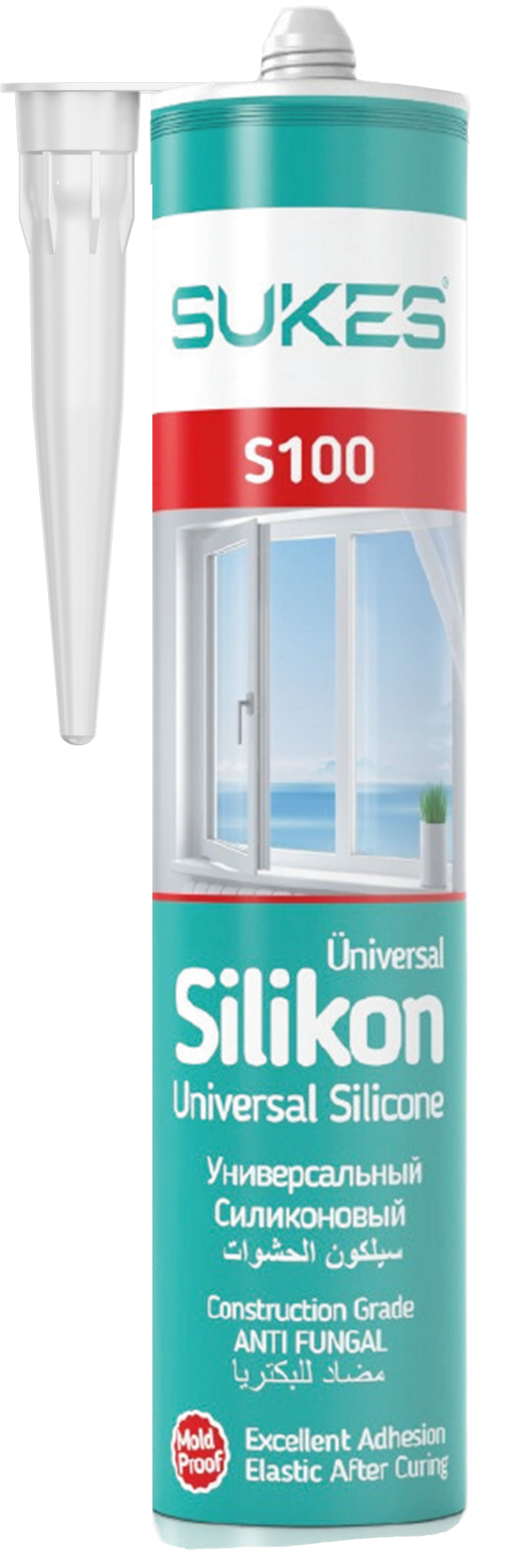 Sukes Üniversal Silikon Şeffaf 280 Gr