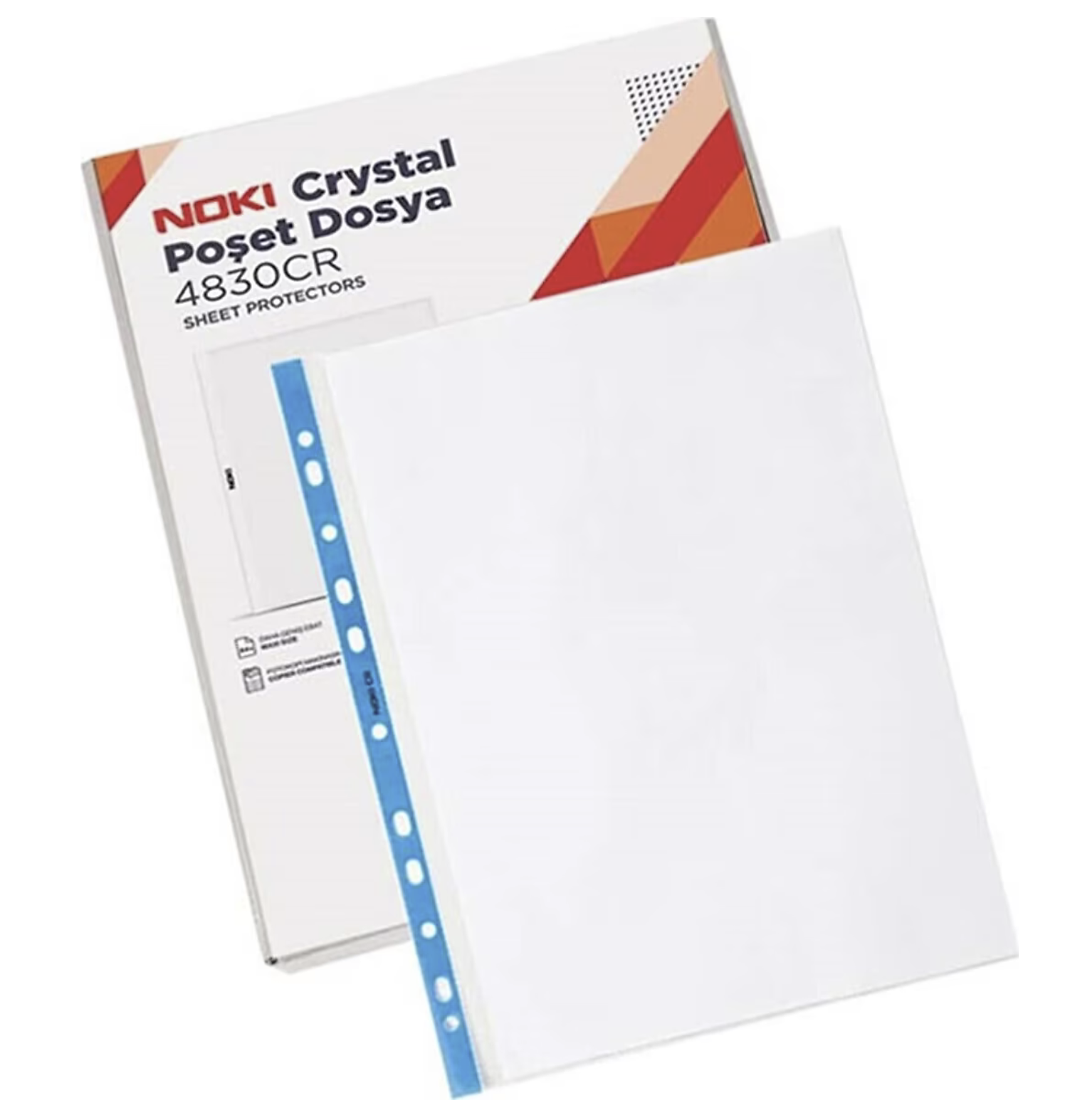 Nokı Poşet Dosya 4830Cr Pp Cristal A4 100'Lü *10