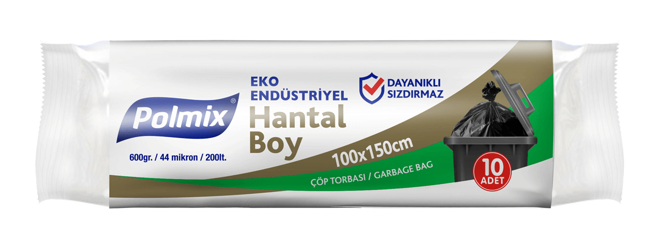 Polmix Çöp Torbası Eko End.Hantal 100X150 600 Gr