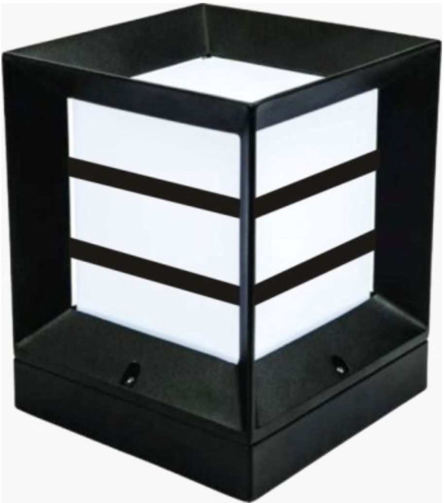 Venso Bahçe Set Üstü Armatür Küp Izgaralı