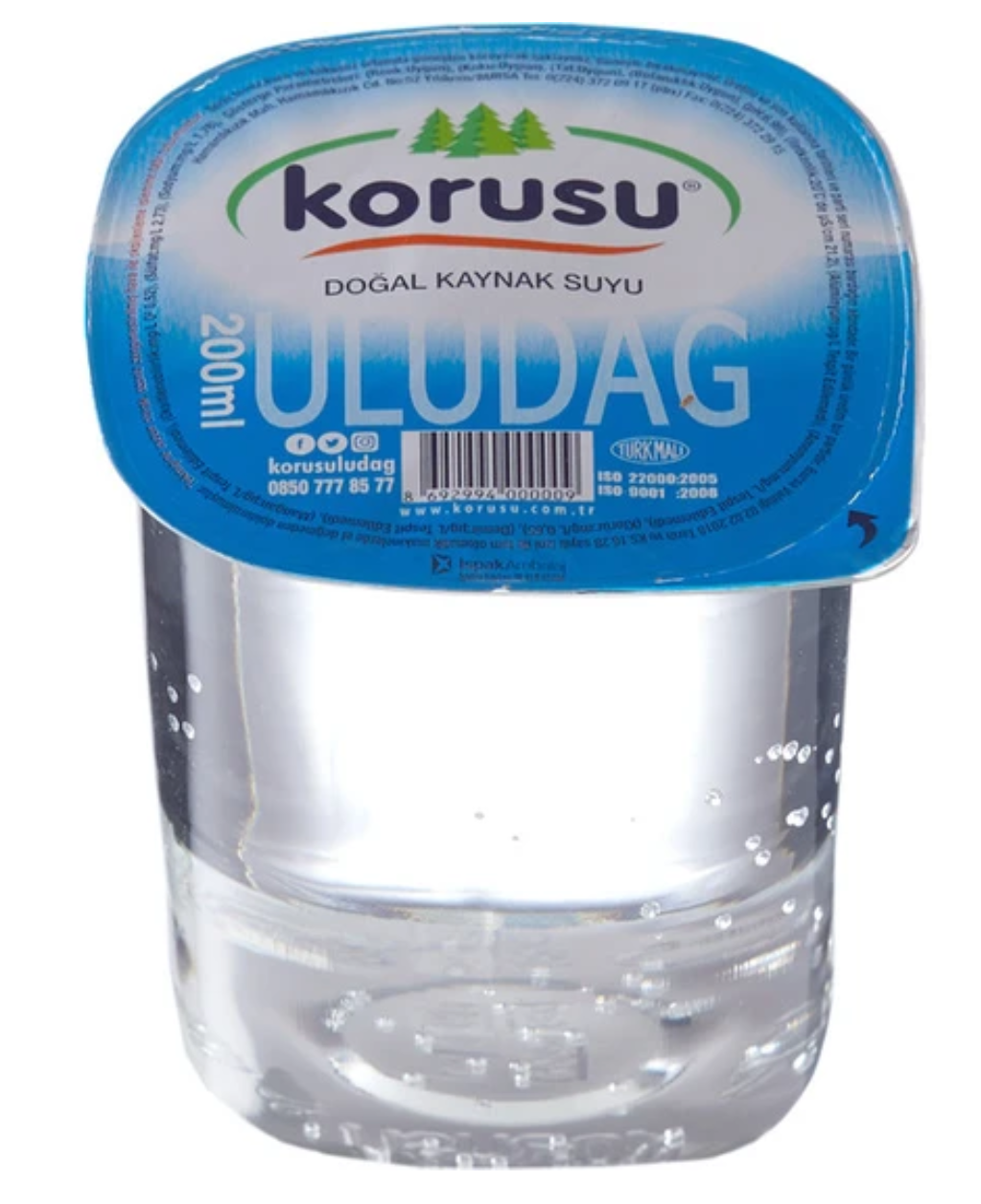 Korusu Pet Bardak Su 200 Ml 60 Lı