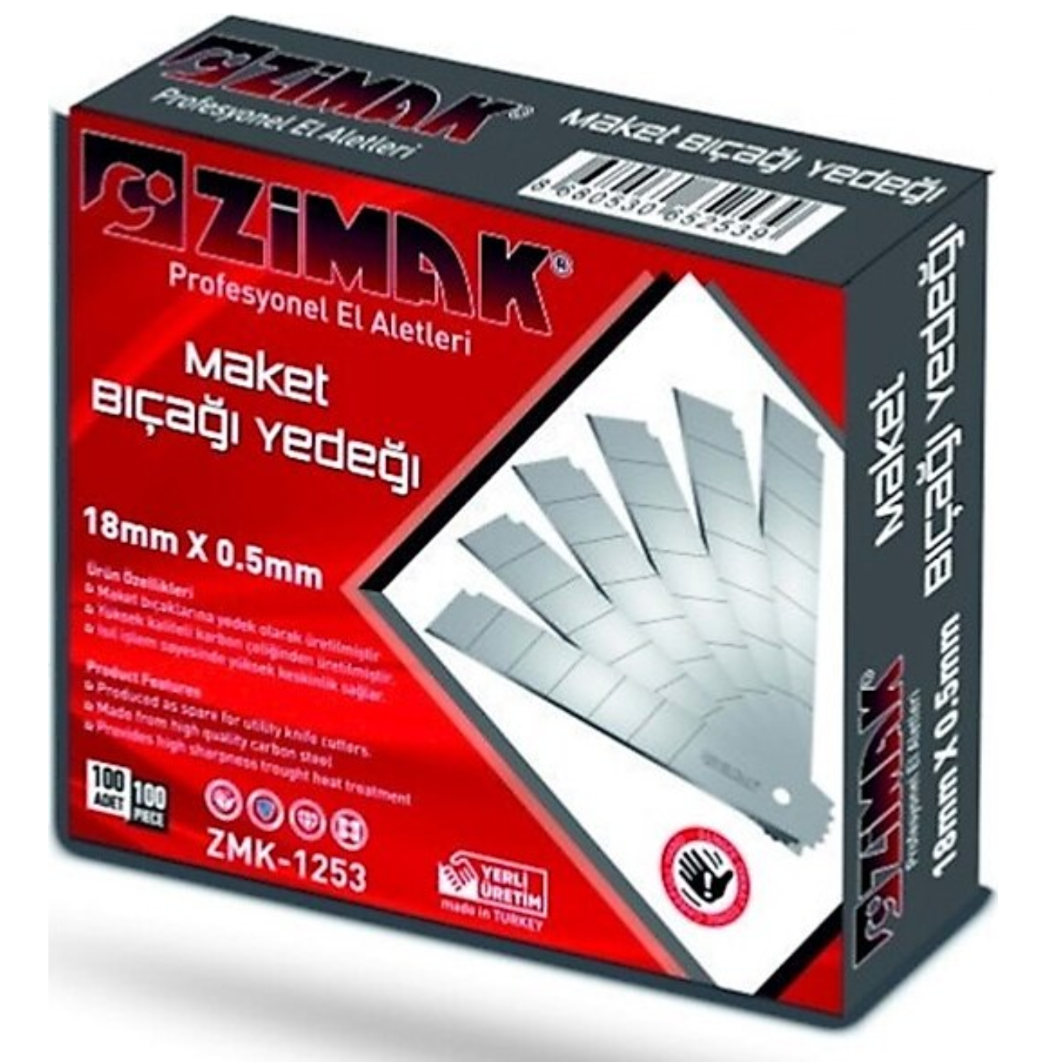 Zimak Güvenlik Maket Bıçağı Yedeği