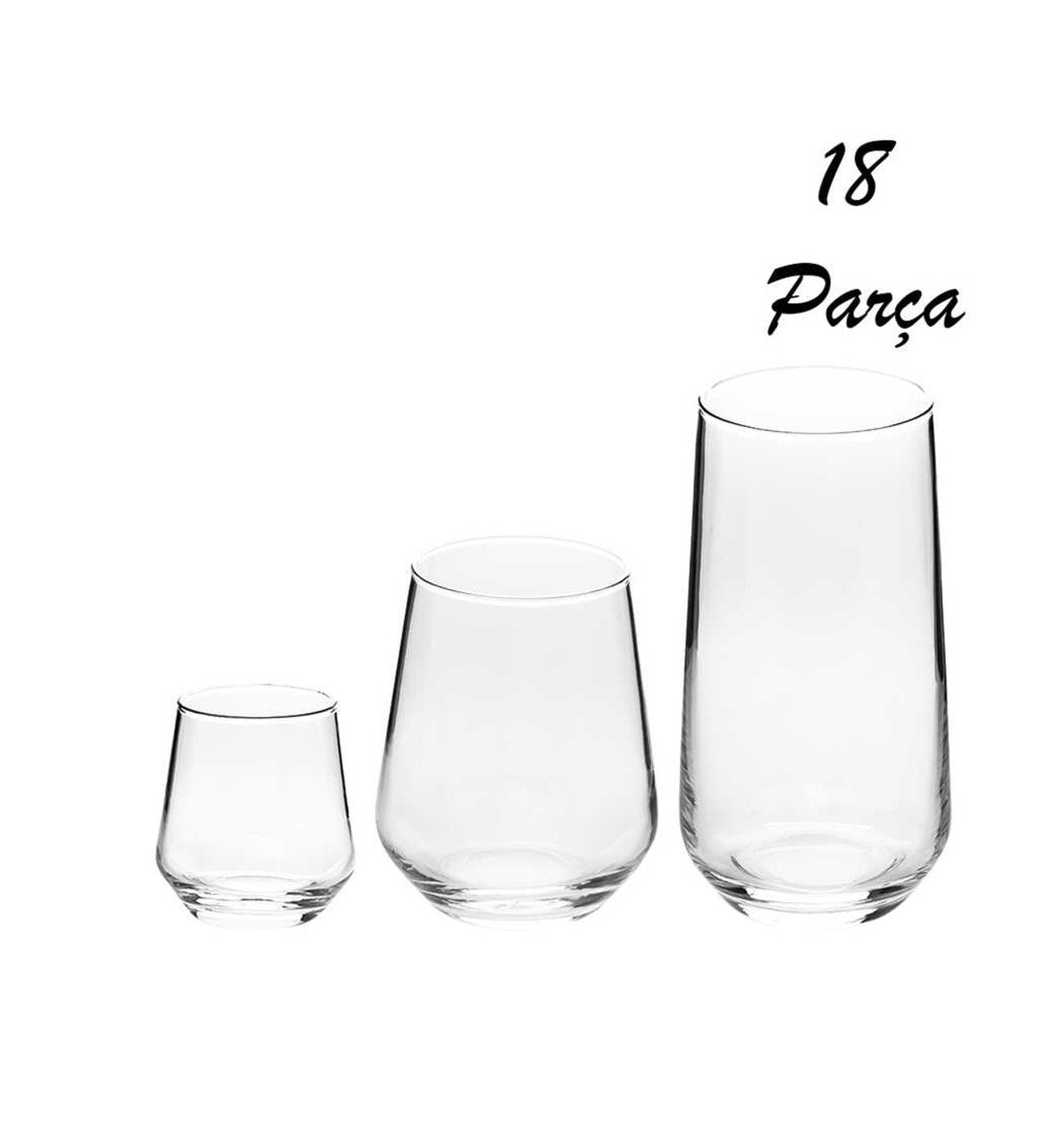 Paşabahçe 96962 Allegra 18 Parça Bardak Set