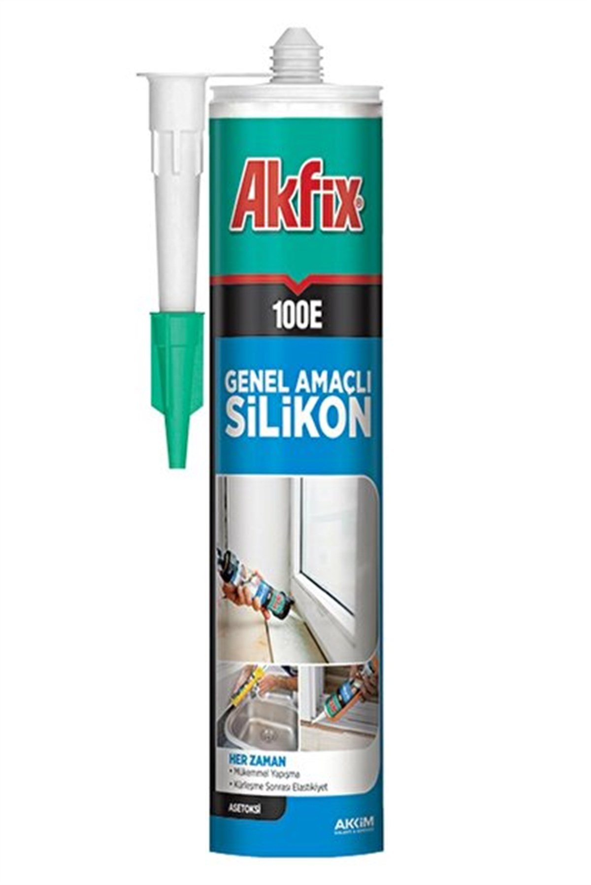AKFİX 100E SİLİKON ALÜMİNYUM 280 ML