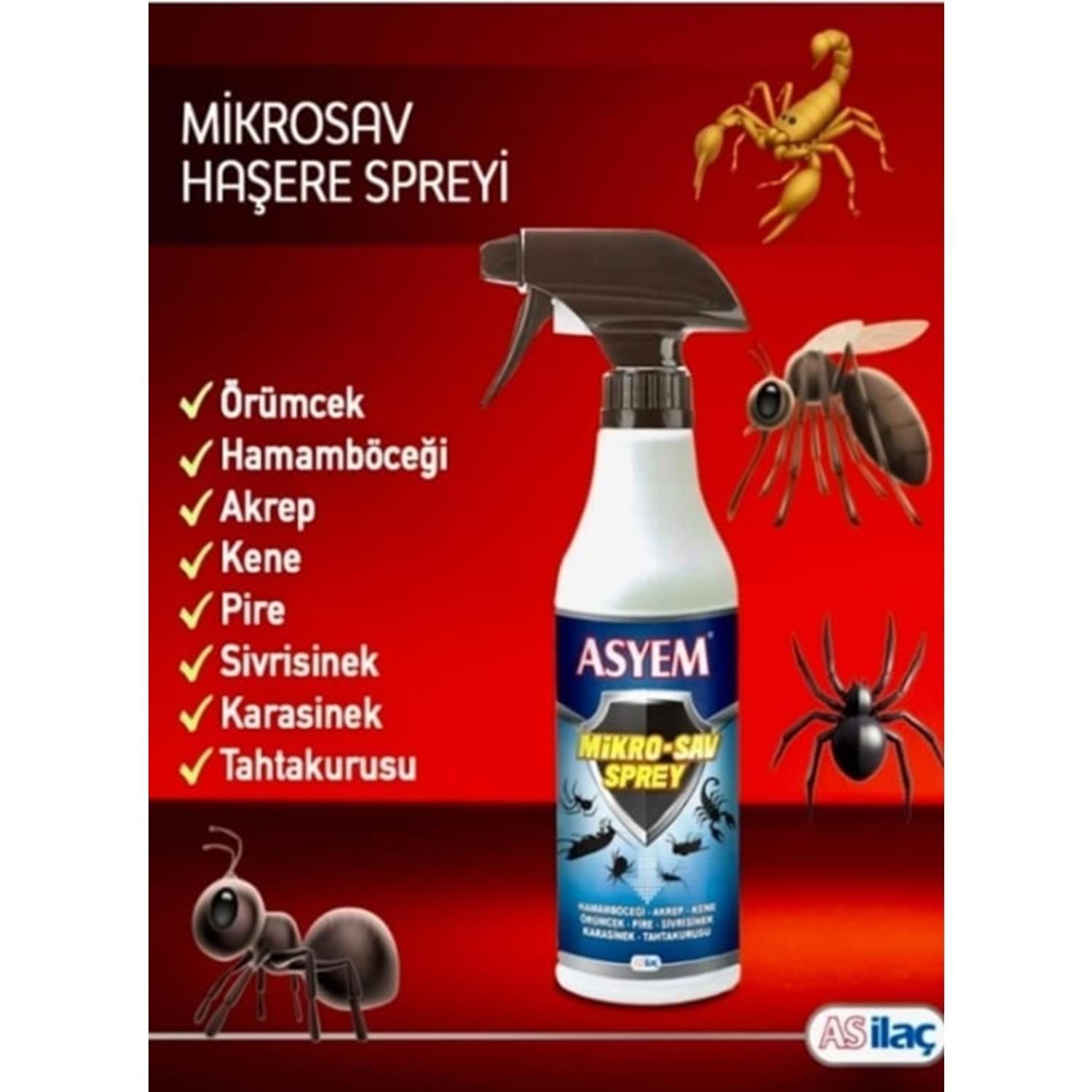 Asyem Mikro Sav Sprey 450 Ml