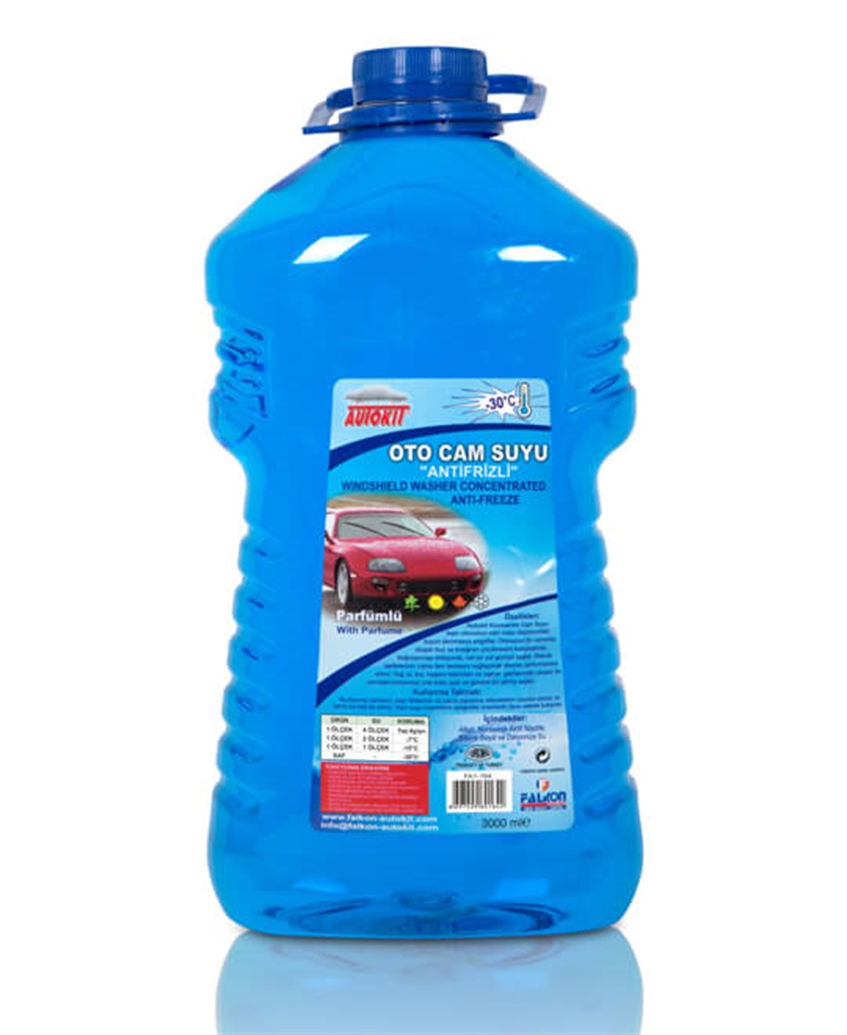 AUTOKİT 4 MEVSİM KONSANTRE CAM SUYU 3 LT -10