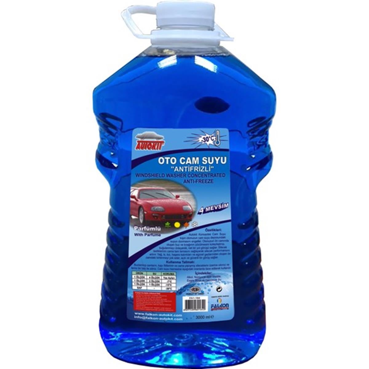 Autokit Antfirizli Cam Suyu 3 Lt -21C