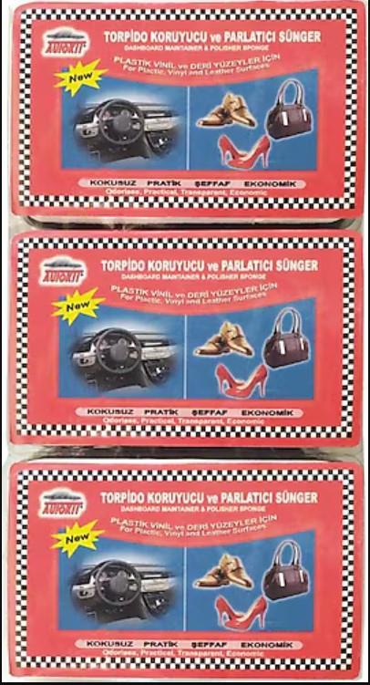 Autokit Torpido Parlatıcı Sünger 3 Lü Paket