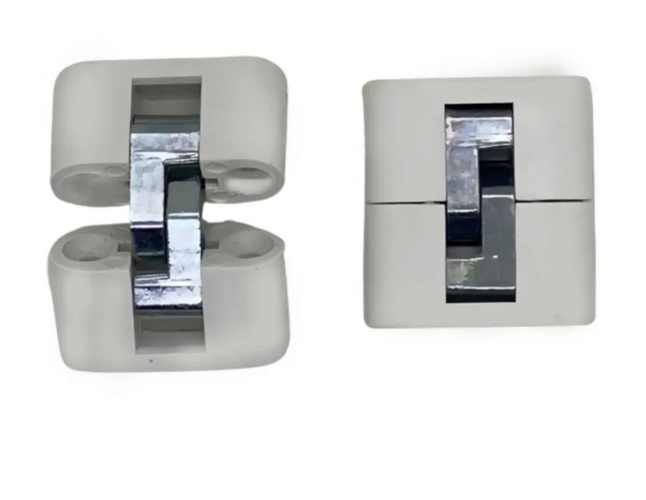 Nobel Kırma Masa Menteşesi Oval Beyaz