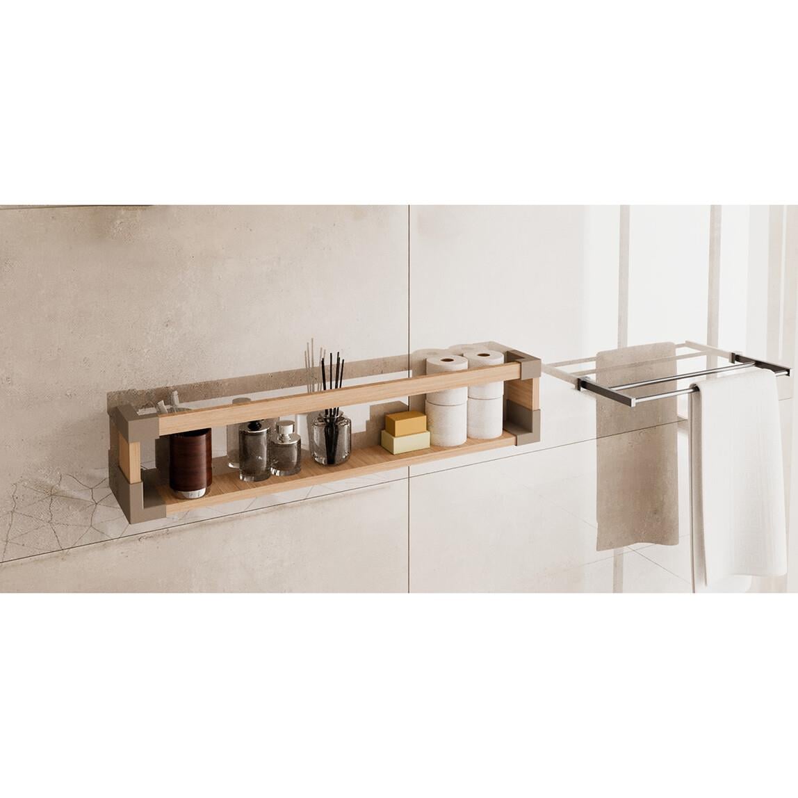 Fixwood Fix-2029 Ahşap Duvar Rafı 15Cm Çam Beyaz