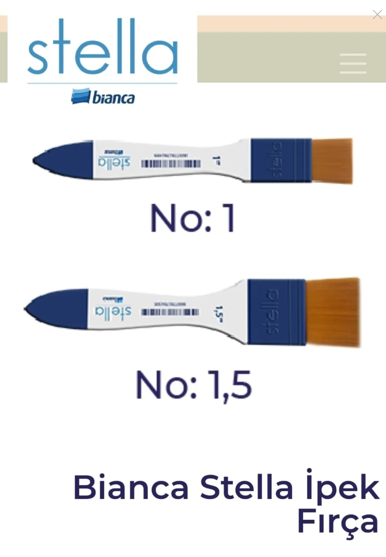 Bianca Stella İpek Fırça No:1,5