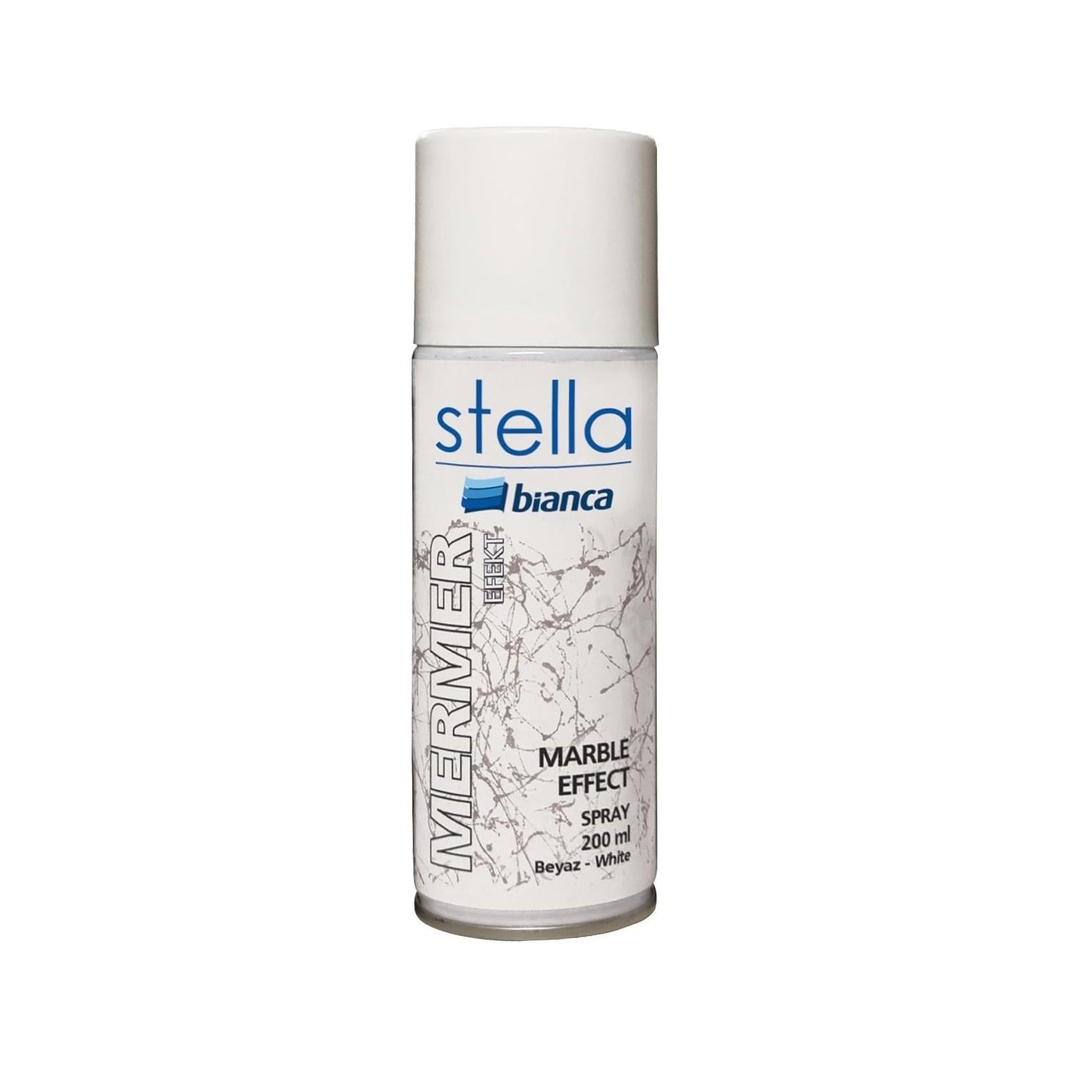 Bianca Stella Mermer Efeckt Beyaz Sprey Boya 200 Ml