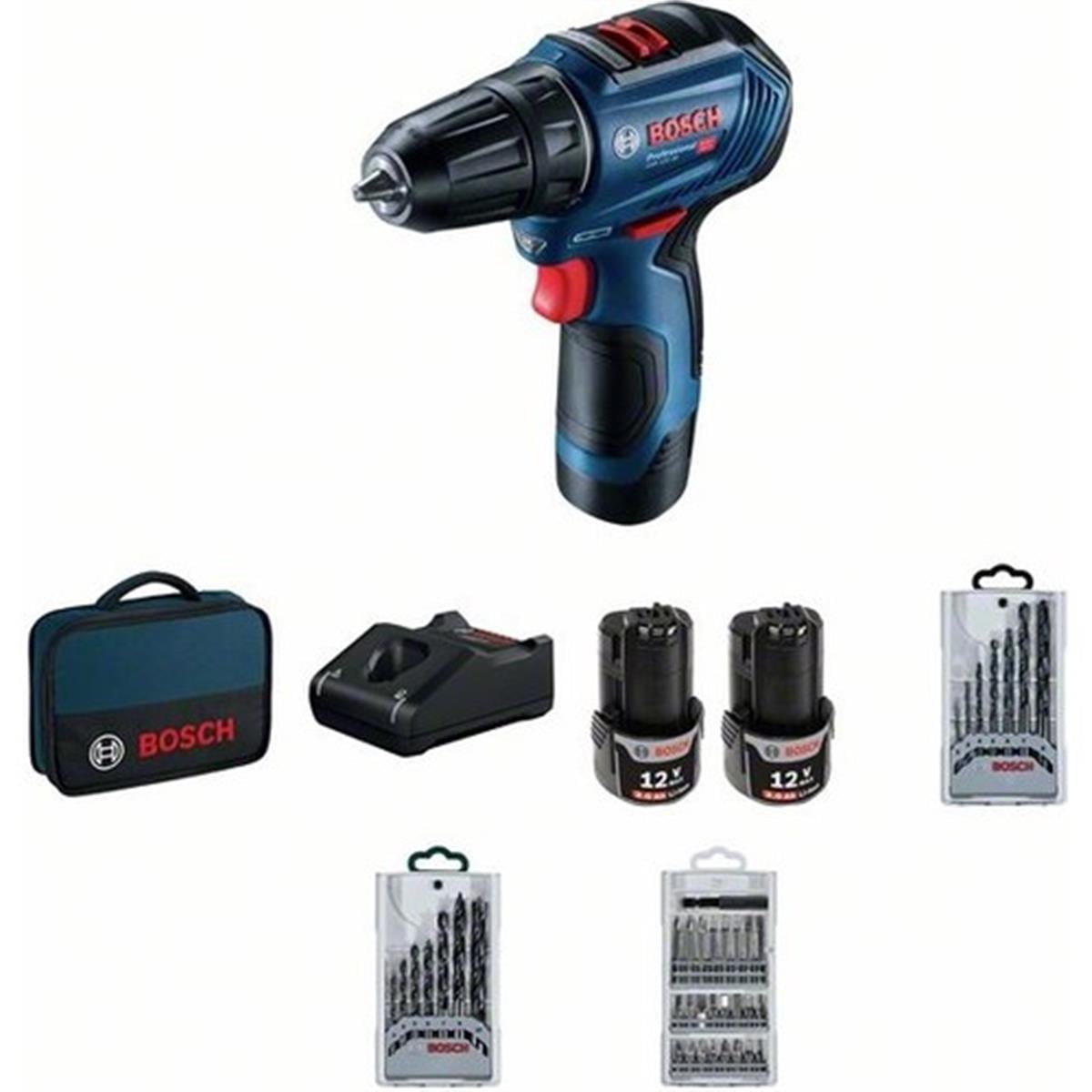 Bosch Gsr 12V-30+39 Parça Vidalama Seti