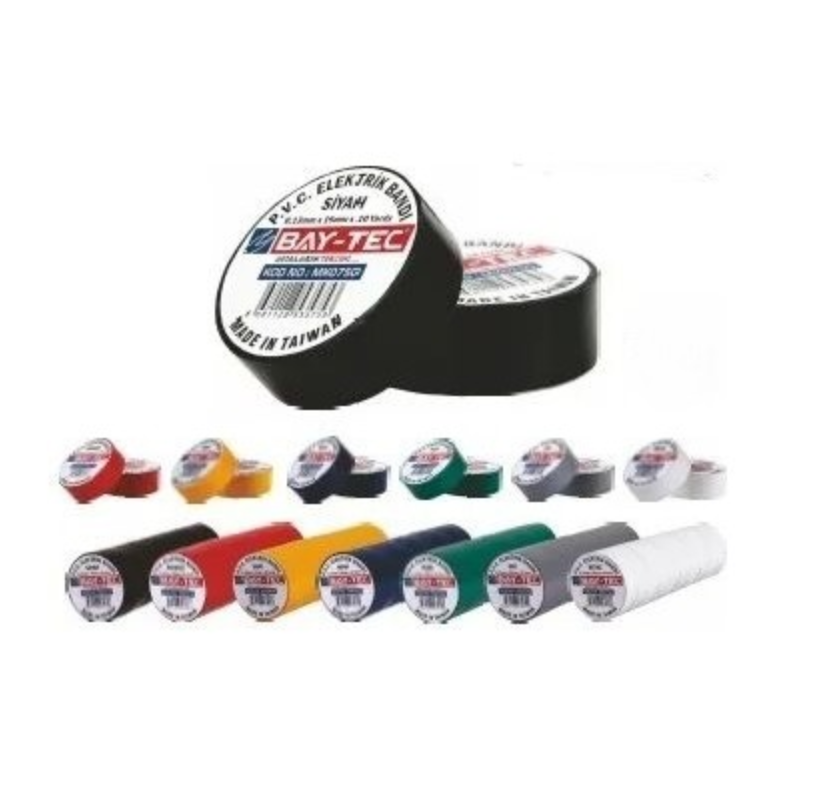 Bay-Tec Elektrik Bandı Renkler