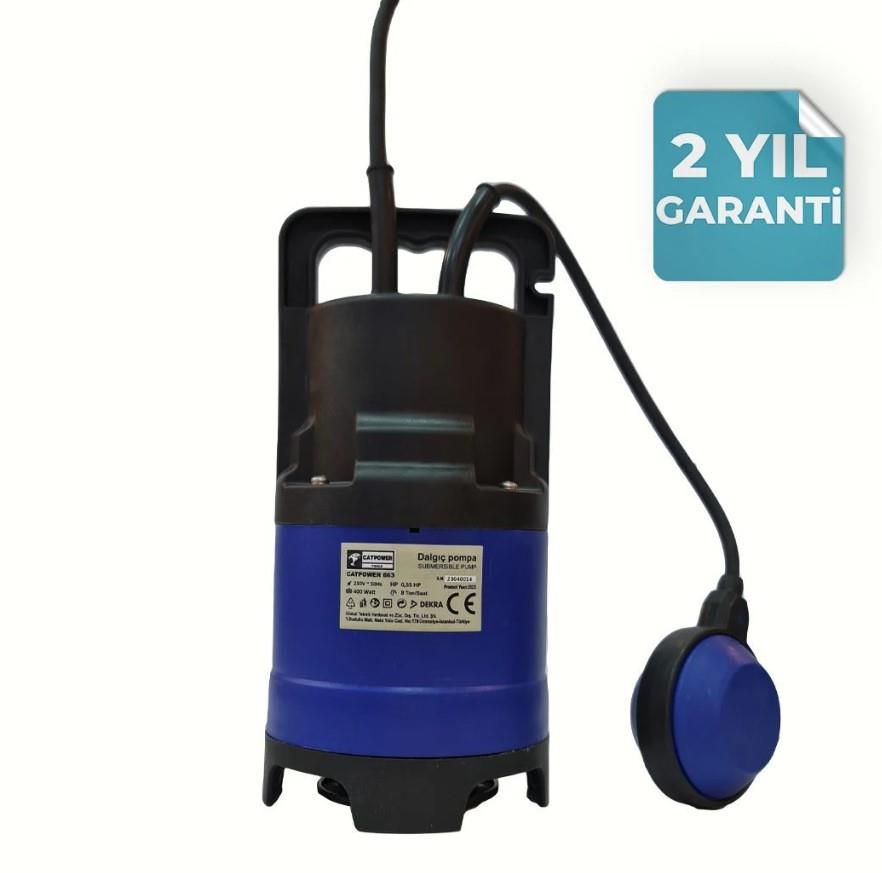 Catpower 663 Temiz Su Dalgıç Pompa 7,5 Ton 400W