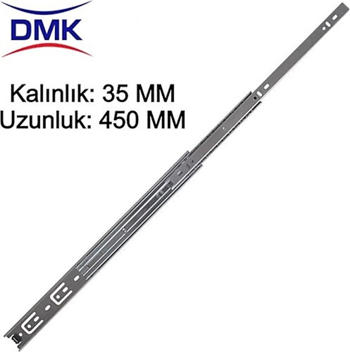 Dmk Teleskopik Çekmece Rayı 35X450Mm
