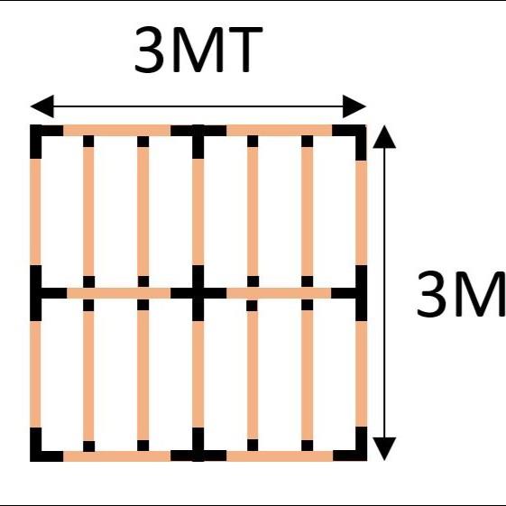 3 X 3 PLATFORM TOPLAM 131 PARÇA