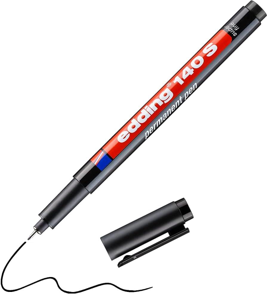Edding 140 S Siyah Asetat Kalemi 0,3Mm