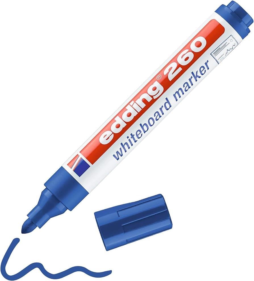 Edding 260 Mavi Yazı Tahtası Kalemi 1,5-3Mm