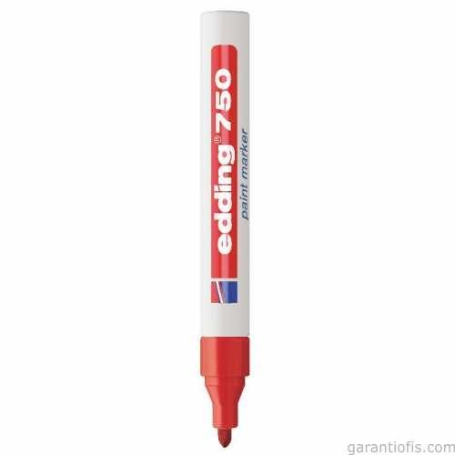 Edding 750 Tam Örtücü Kırmızı Boya Kalemi 2-4Mm