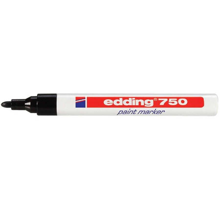 Edding 750 Tam Örtücü Siyah  Boya Kalemi 2-4Mm