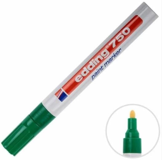 Edding 750 Tam Örtücü Yeşil  Boya Kalemi 2-4Mm