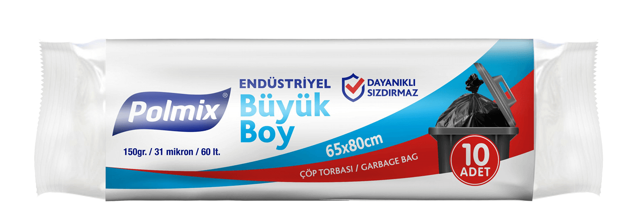 Polmix End.Çöp Torbası Büyük 65X80 160Gr