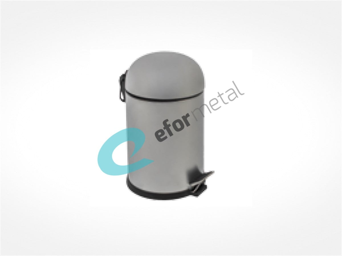 EFOR BON PEDALLI ÇÖP KOVASI 5 LT GRİ