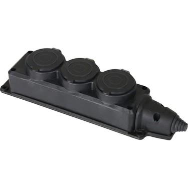 Far F280 1X16 Kauçuk Monofaze 3 Lü Grup Priz
