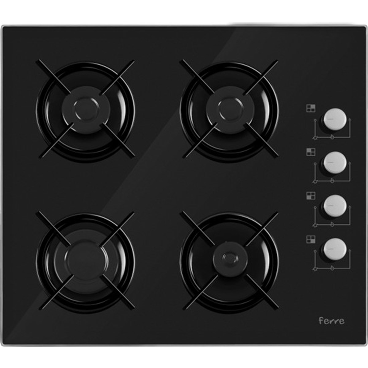 FERRE 2140 CE CAM OCAK SİYAH