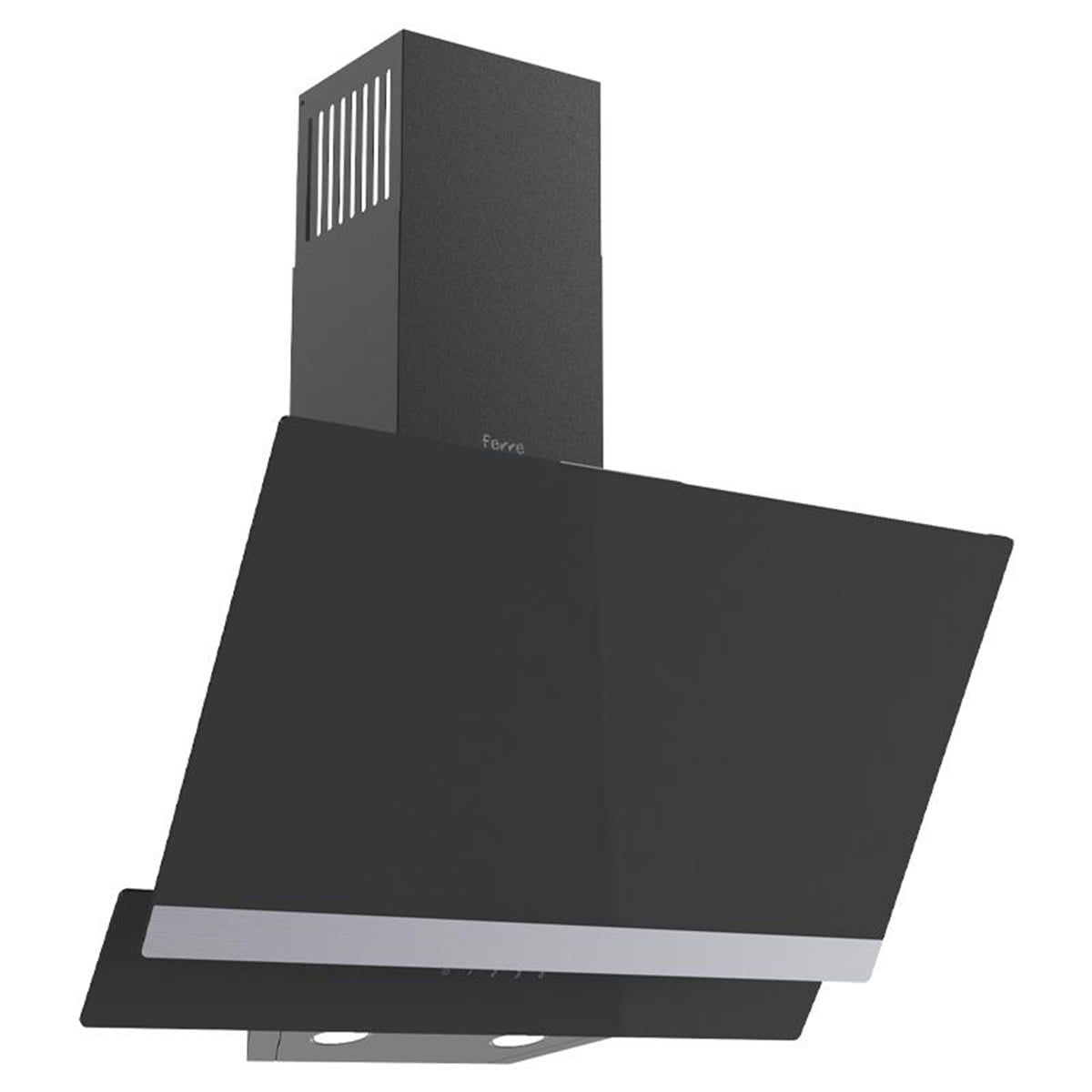 FERRE D025 CAM DAVLUMBAZ SİYAH 60 CM DOKUNMATİK