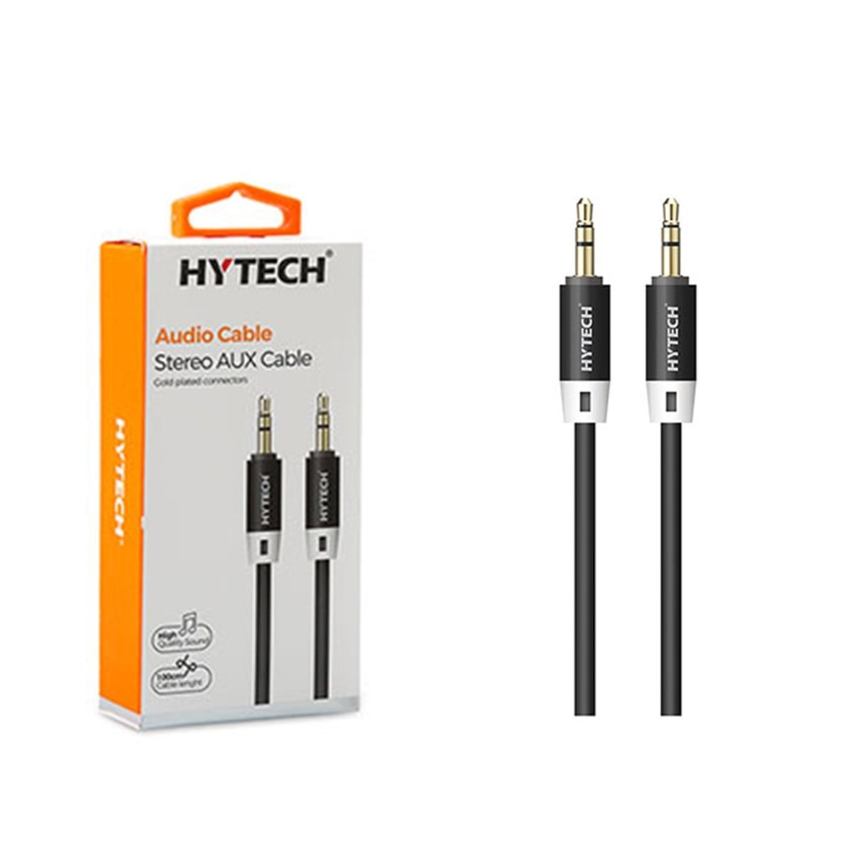 HYTECH X70 STERO AUX KABLO 1 MT 3,5MM SİYAH
