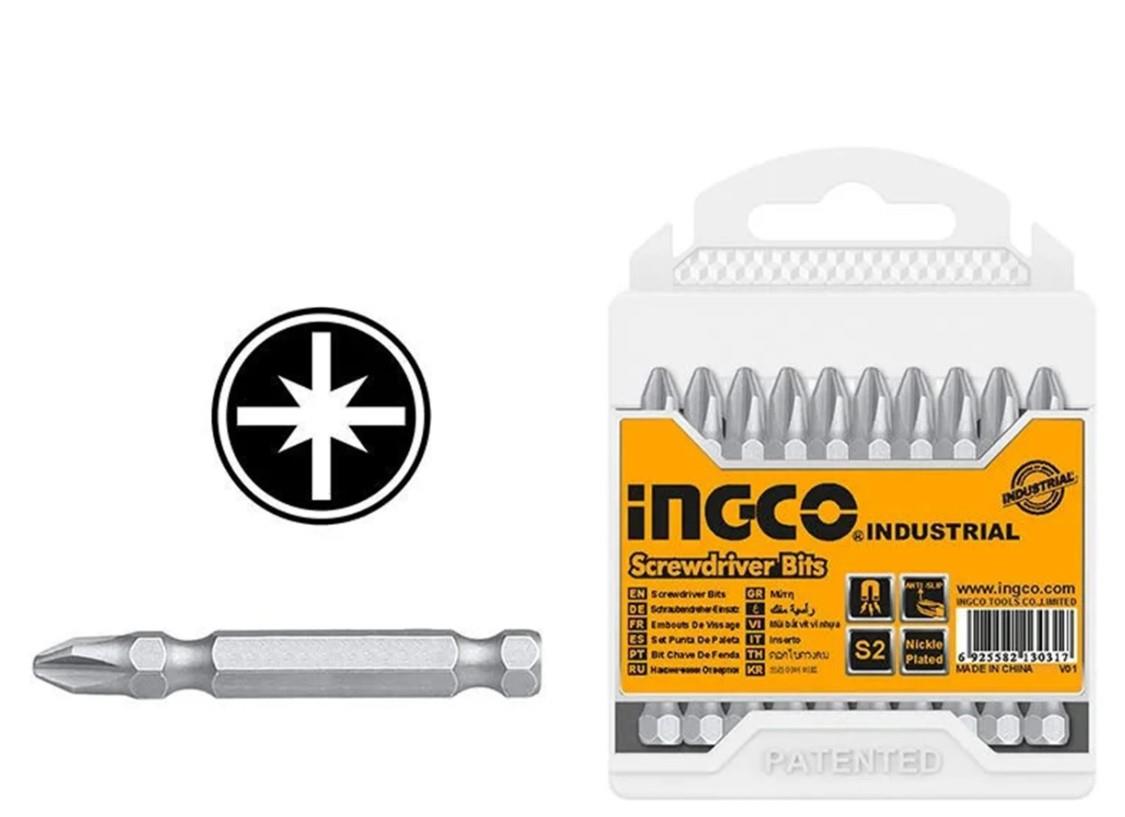 İngco 20'Li Yıldız Bits Uç Seti 1,25Mm