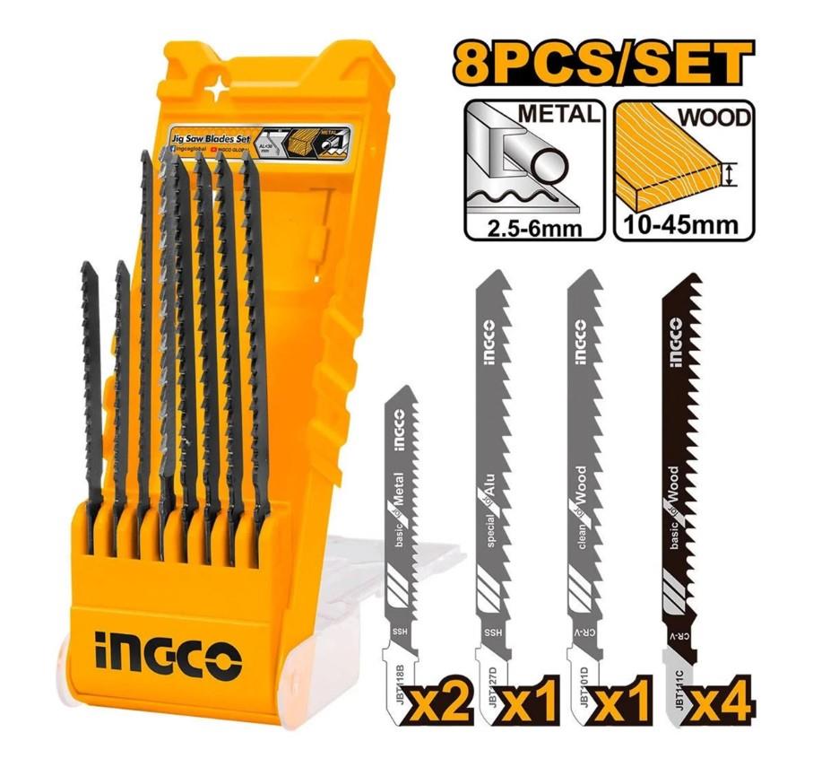İngco 8'Li Dekupaj Testere Seti