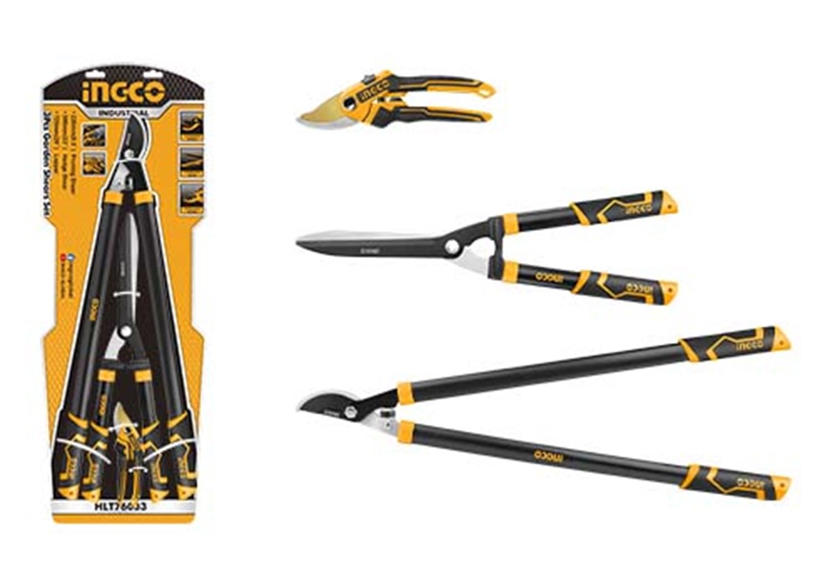İngco Endüstriyel 3 Lü Bahçe Makas Seti