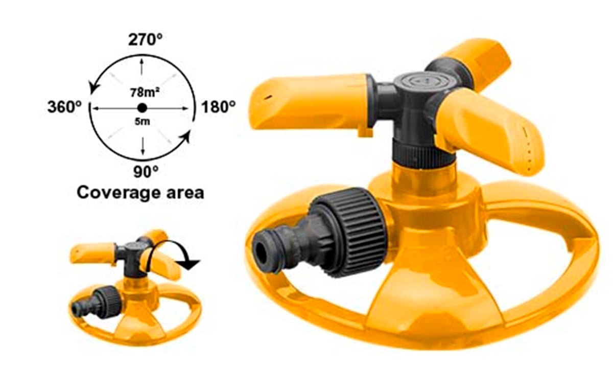 İngco Plastik 3 Kollu Yağmurlama Fıskiyesi