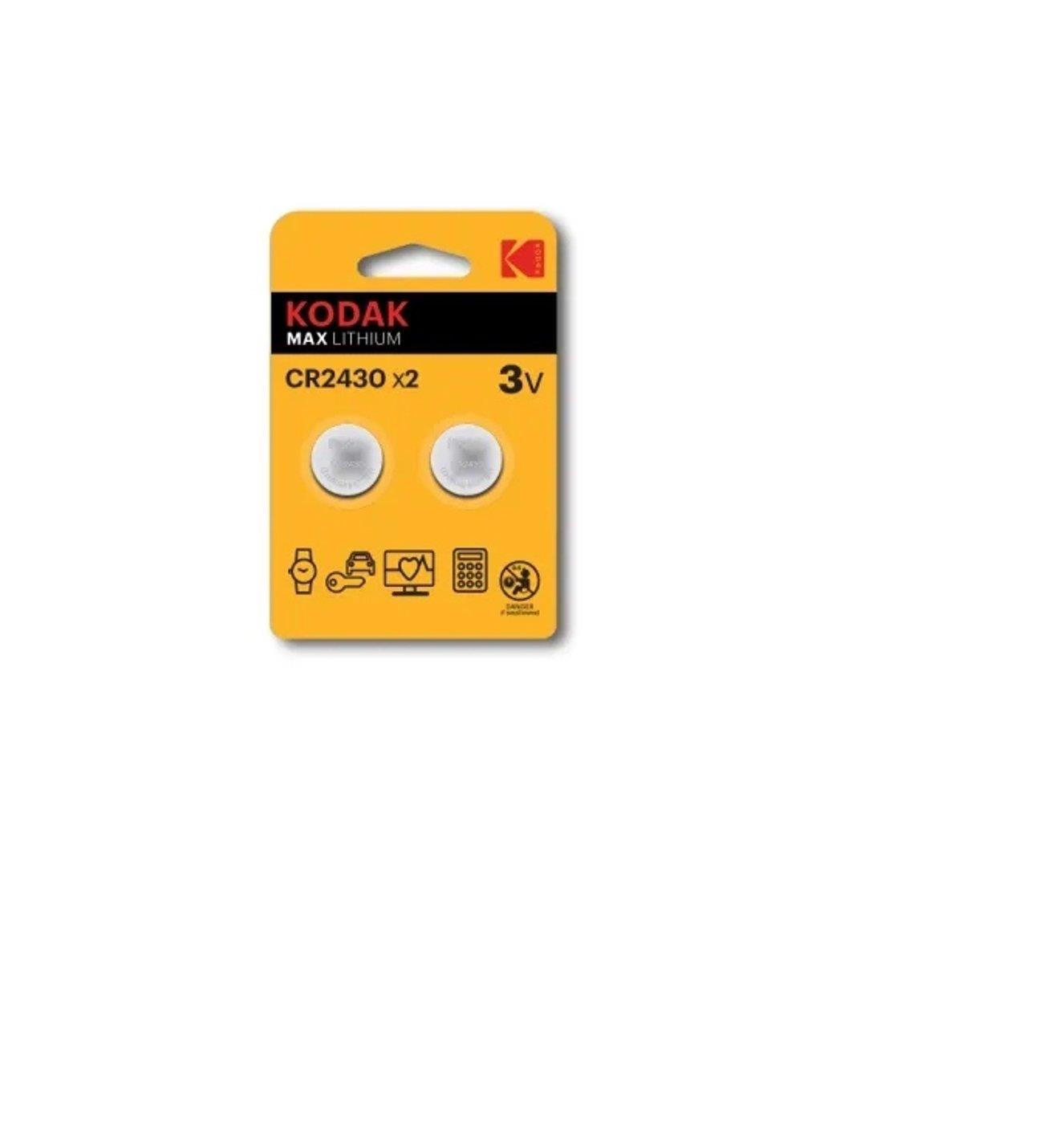 Kodak Cr2430 Lityum Para Pil 2 Li