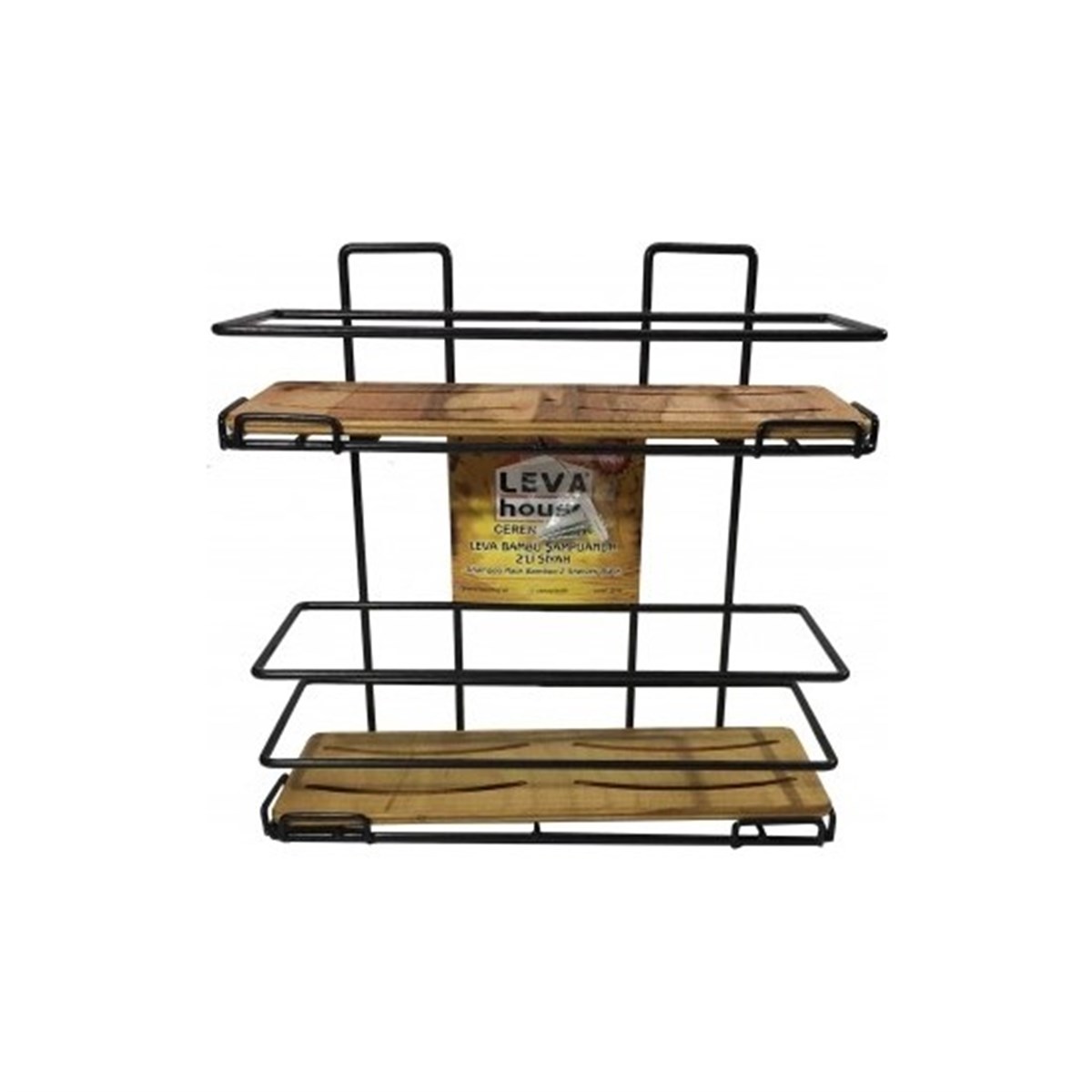 LEVA 2 Lİ ŞAMPUANLIK SİYAH