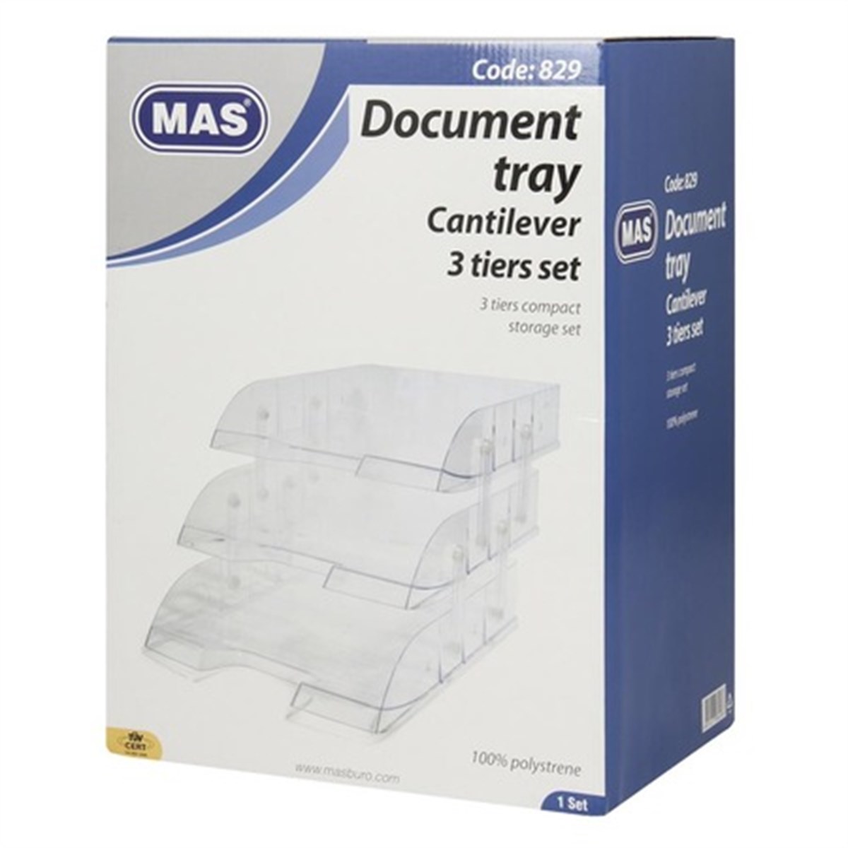 MAS EVRAK RAFI MAFSALLI 3'LÜ SET