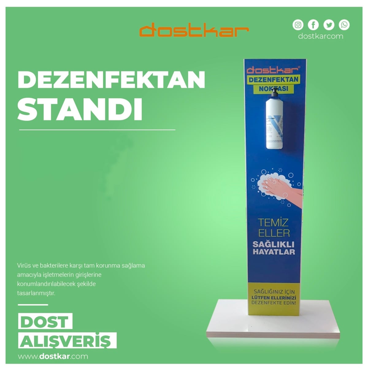MDF LAM STAND DEZENFEKTE