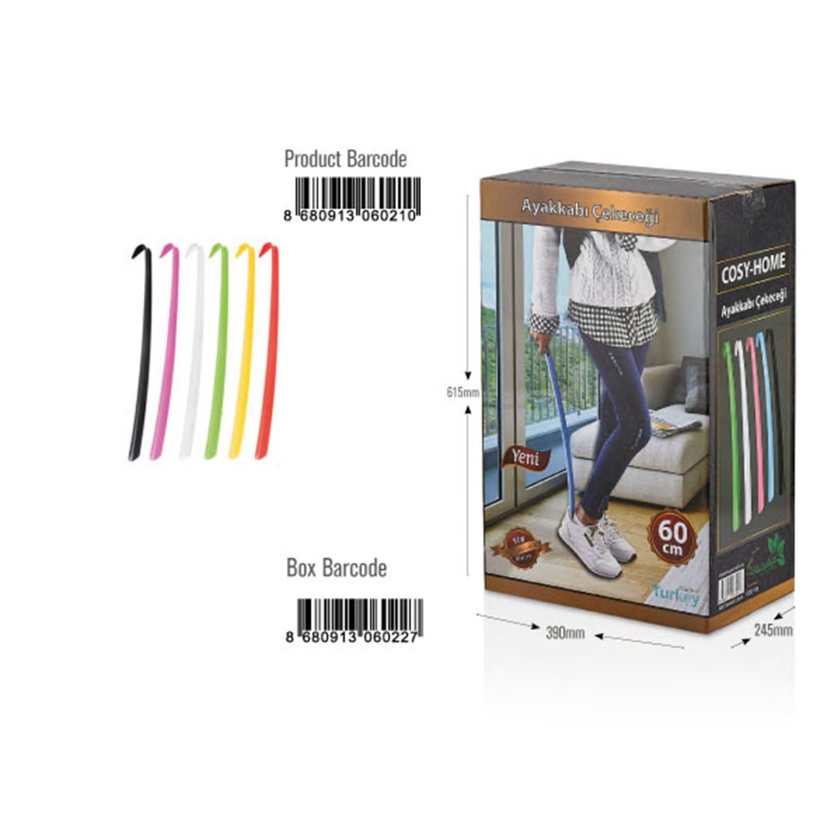 ORGANİZERS AYAKKABI ÇEKECEĞİ 62 CM