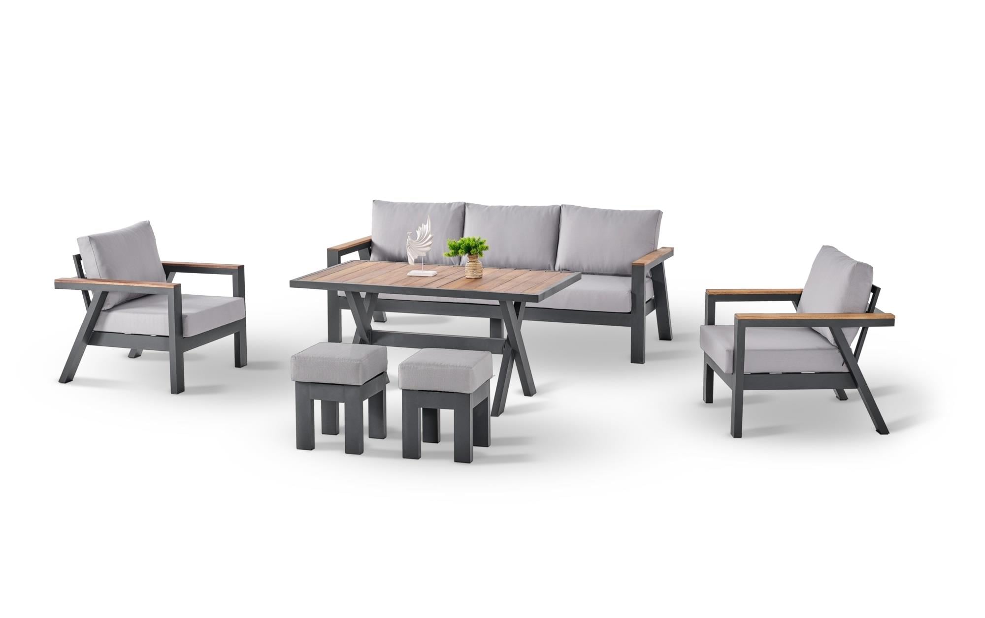 Paffia Milas 3'Lü Set Antrasit