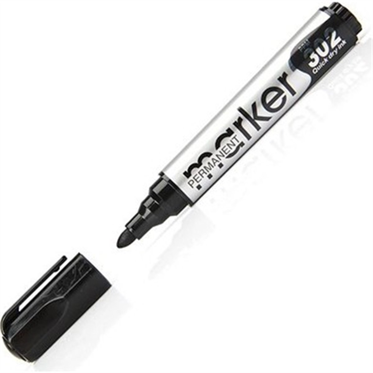 Piano Permanent Marker Siyah Yuvarlak Uç