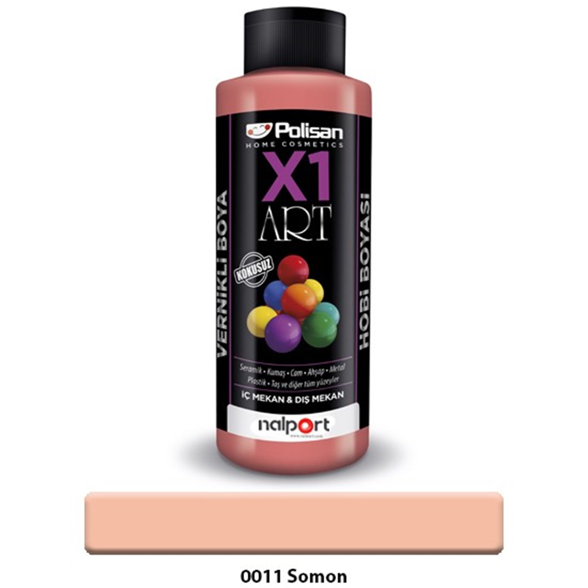POLİSAN X1 ART VERNİKLİ BOYA SOMON 120 ML