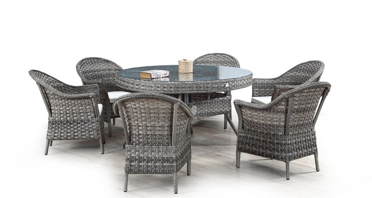 Rattan Nova 140 Çap Masalı Takım