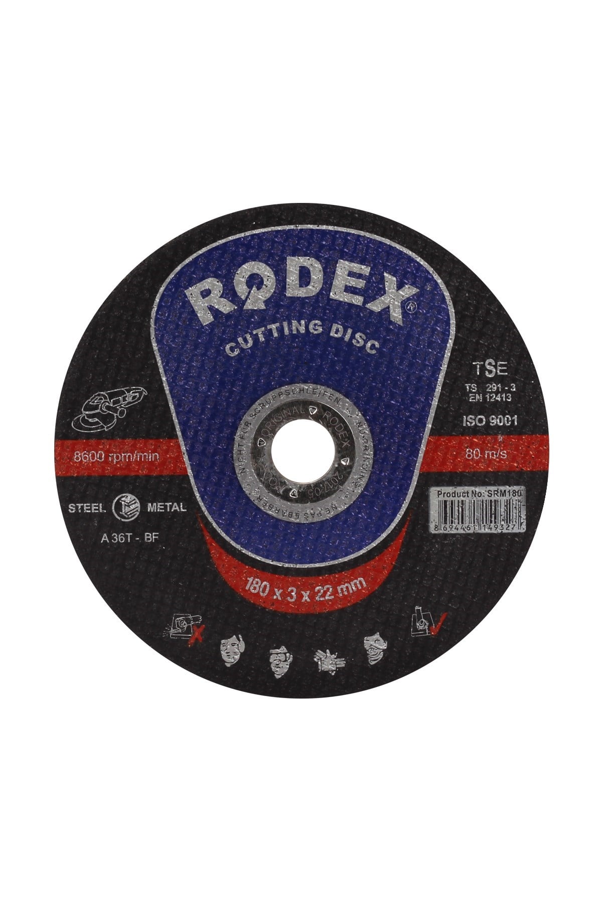 RODEX SRM180 METAL KESİCİ 180X2.5MM