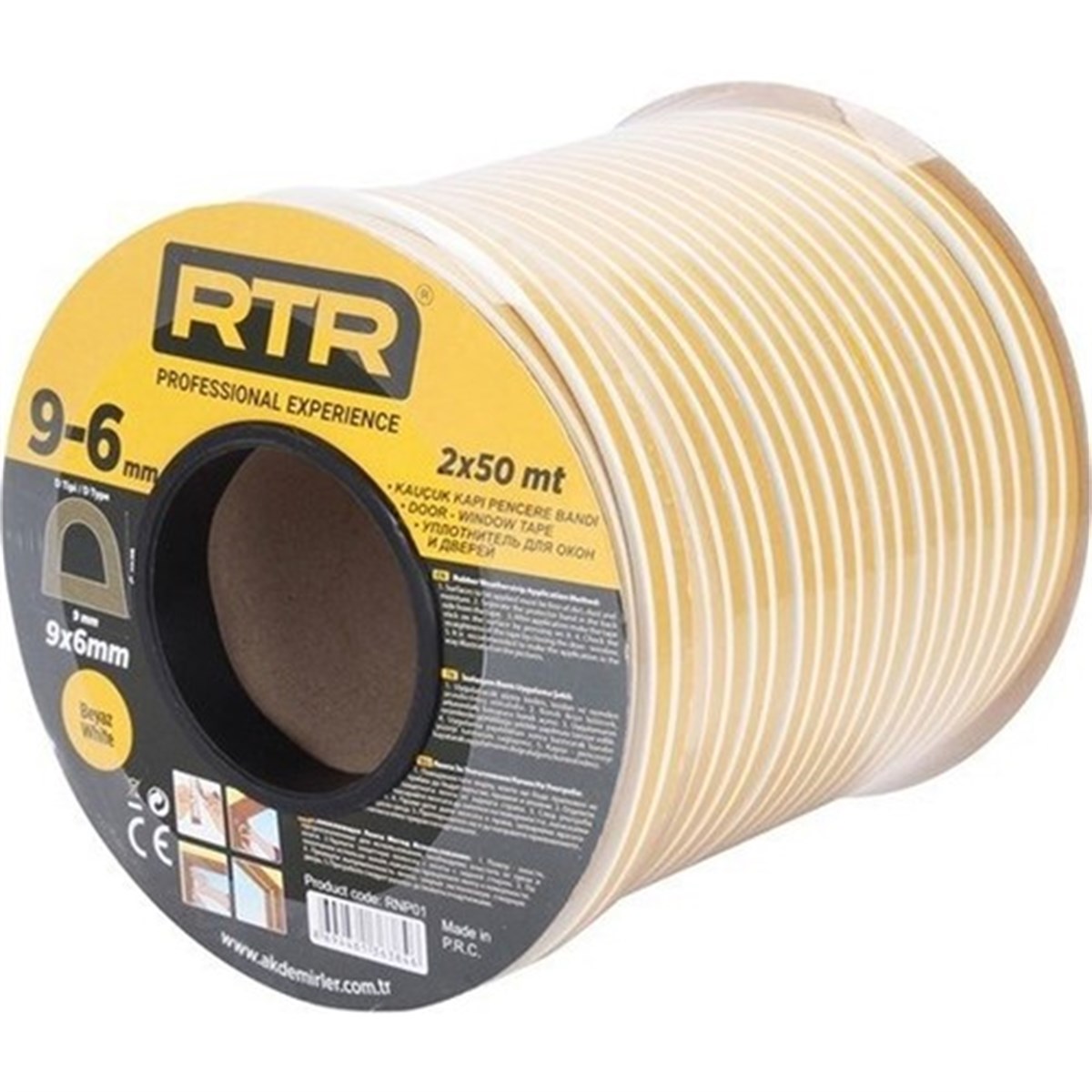 RTRMAX KAPI PENCERE BANTI BEYAZ 100 MT
