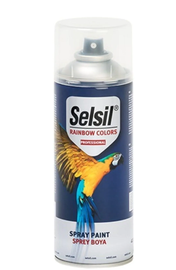 Selsil Akrlik Sprey Boya Mat Beyaz 400 Ml